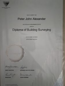 Diploma of Building Surveying
